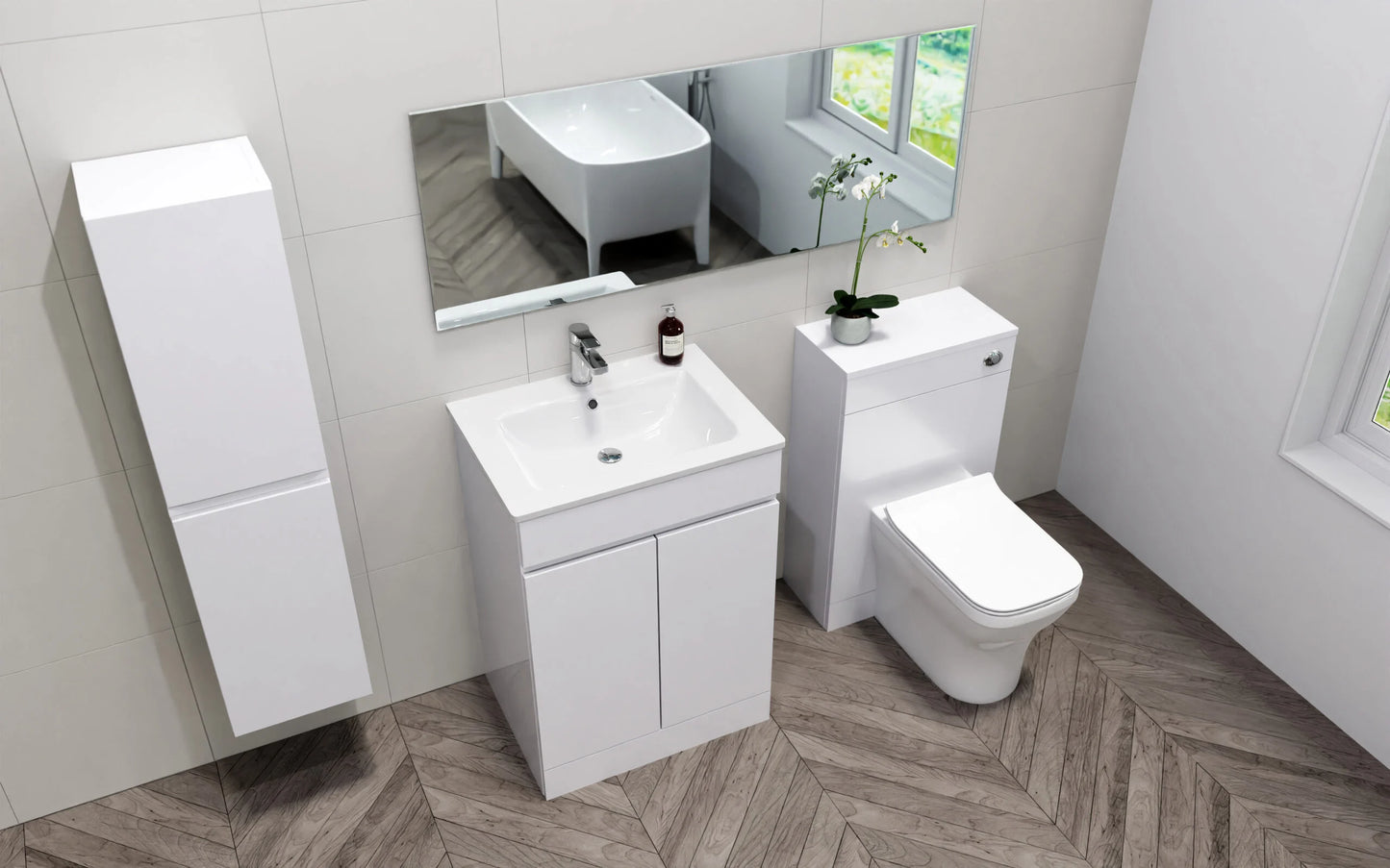 Atlantis 600mm Vanity Unit & Basin
