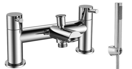 Aztec Bath Shower Mixer with push waste