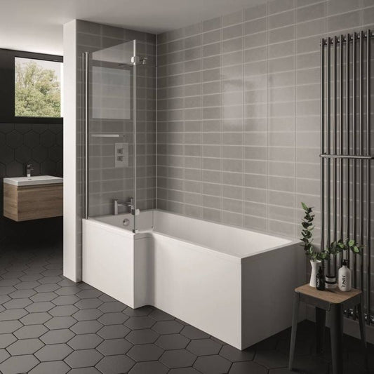 Elite L Shaped Shower Bath