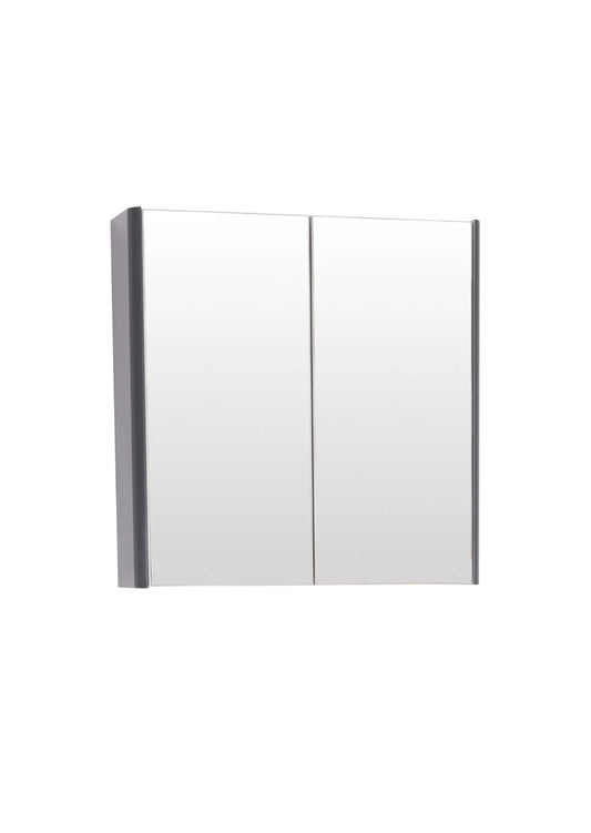 Options 24 500mm Mirror Cabinet Cool Grey