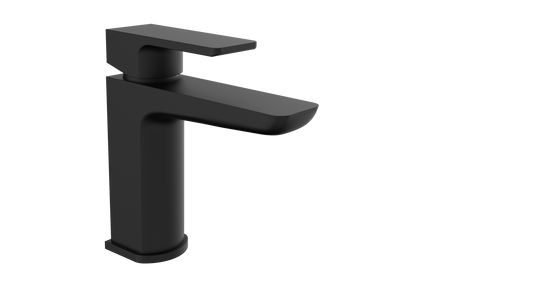 Kolt Mono Basin Mixer with Click Waste – Matt Black