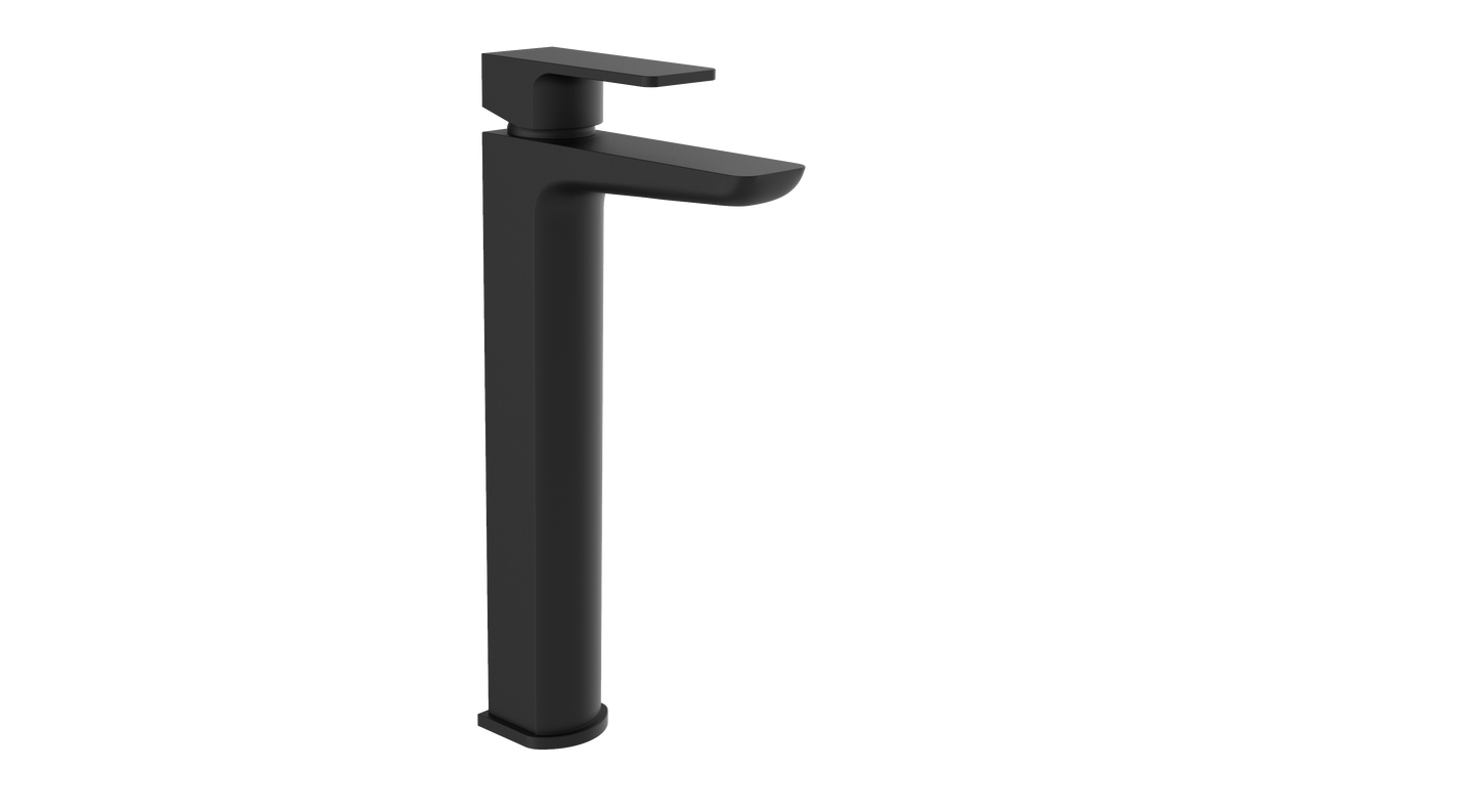 Kolt Hi-Rise Mono Basin Mixer – Matt Black