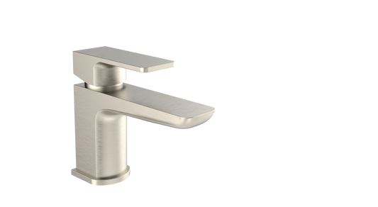 Kolt Mini Mono Basin Mixer with Click Waste – Brushed Nickel